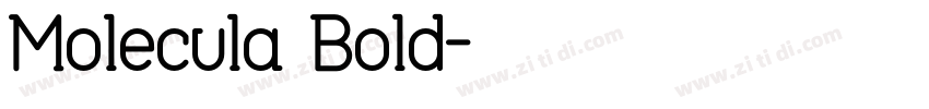 Molecula Bold字体转换